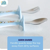 Bluey Fork And Spoon Set  with Handle Guards