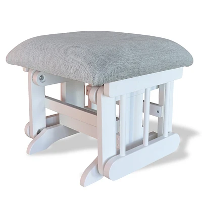 Tabouret blanc tissu OX60