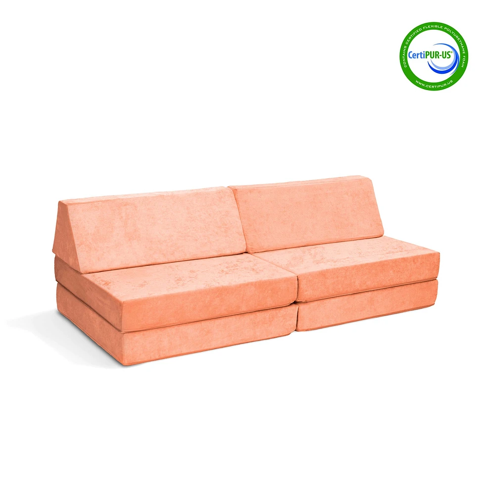 Complete Modular Sofa - Peach Party