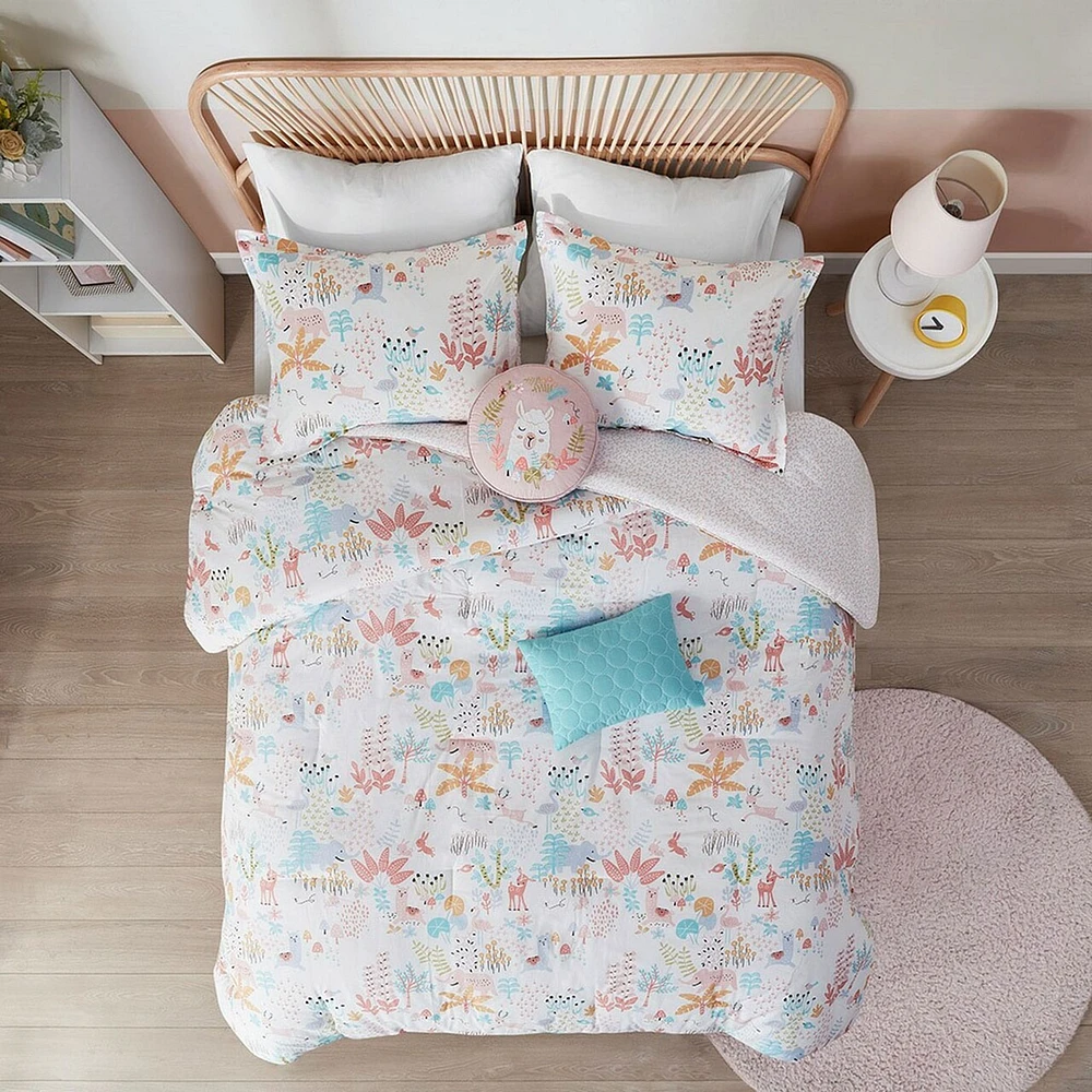 Twin Comforter 4 Pieces - Iris Woodland