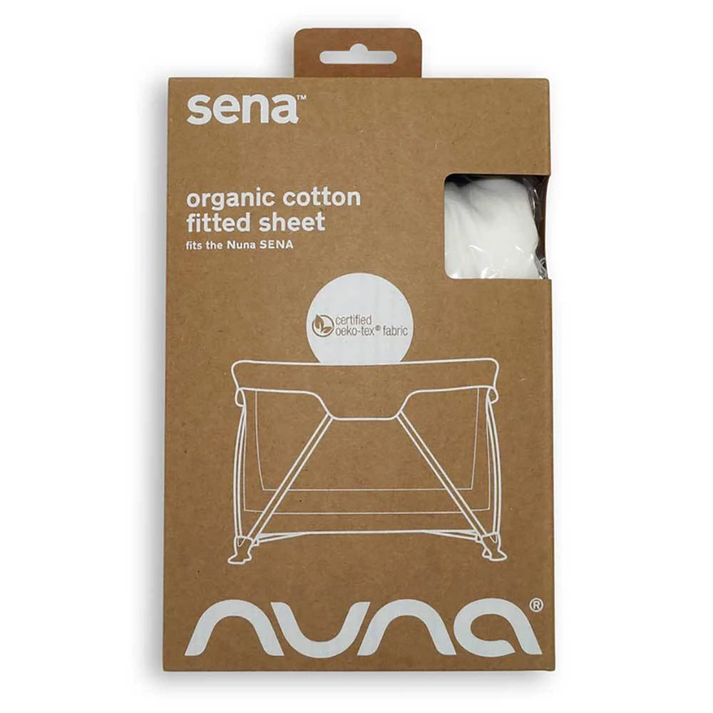 Organic Cotton Fitted Sheet for Nuna Sena Playard