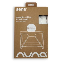 Organic Cotton Fitted Sheet for Nuna Sena Playard