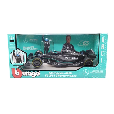 Race F1 Mercedes-AWG W14 E Performance - Pilot  and Car