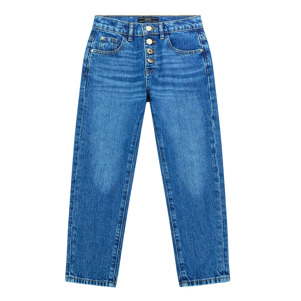 Jeans Coupe Droite 7-14ans