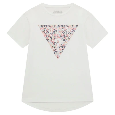 T-shirt Logo Fleurs 7-14ans
