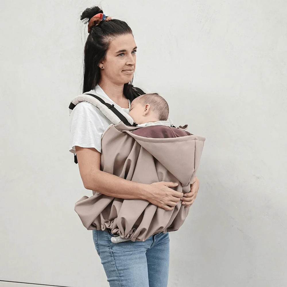 Housse Mi-Saison Poncho 3-en-1 - Prune