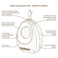 Haakaa Shell Wearable Silicone Breast Pump 120ml 