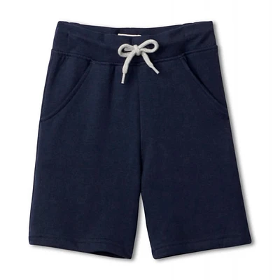 Navy Terry Shorts 2-8y