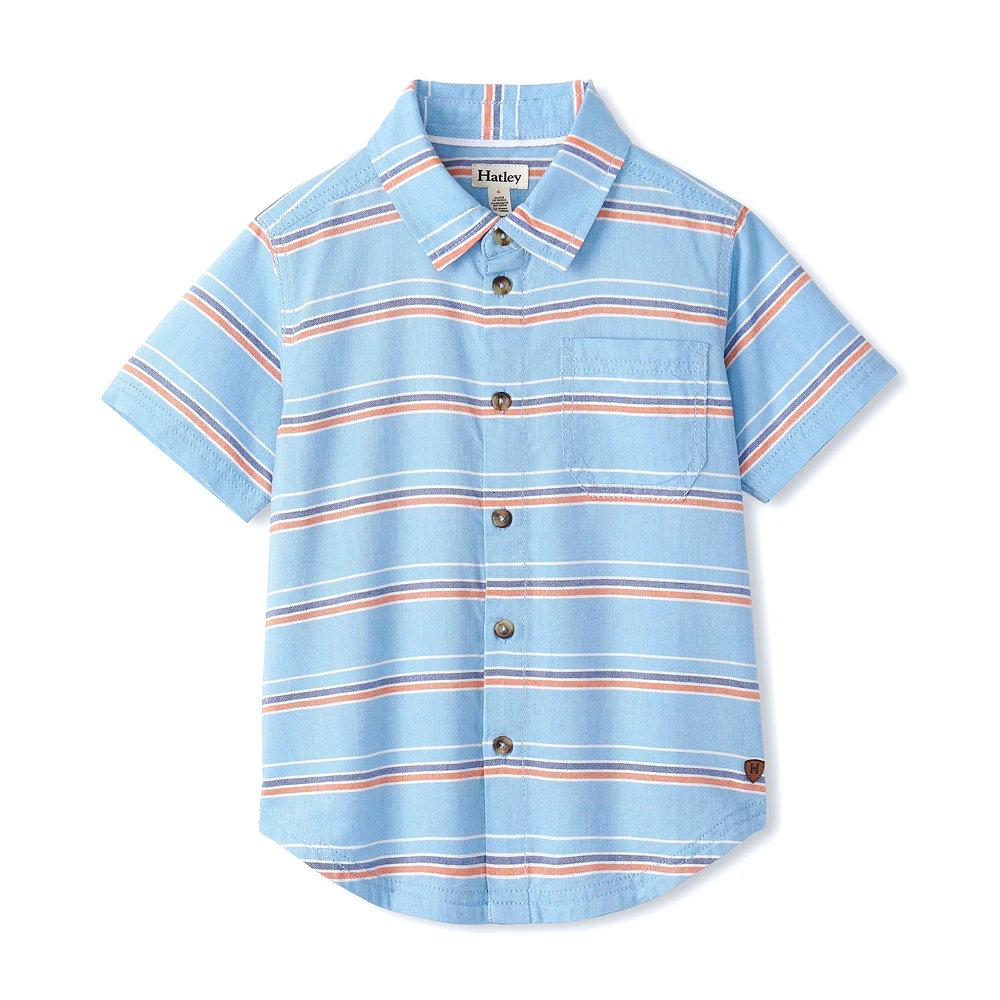 Chemise Rayée Bleu 2-8ans