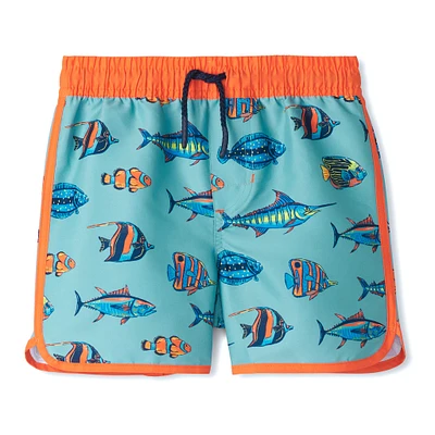 Short Maillot UV Poisson 3-6ans