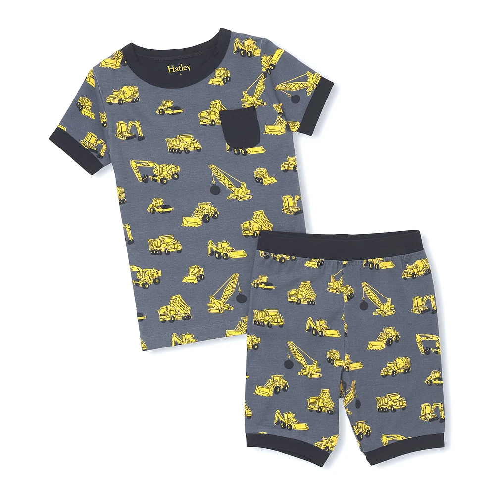 Construction Short Pajama 3-10y