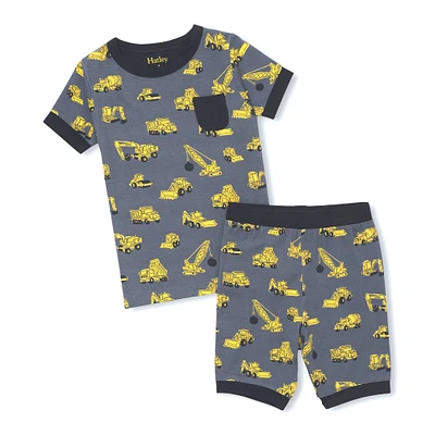 Construction Short Pajama 3-10y