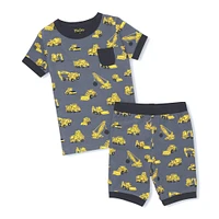 Construction Short Pajama 3-10y