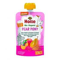 Organic Pouch - Pear Pony - Pear, Peach, Raspberries with Spelt (from 8 months)