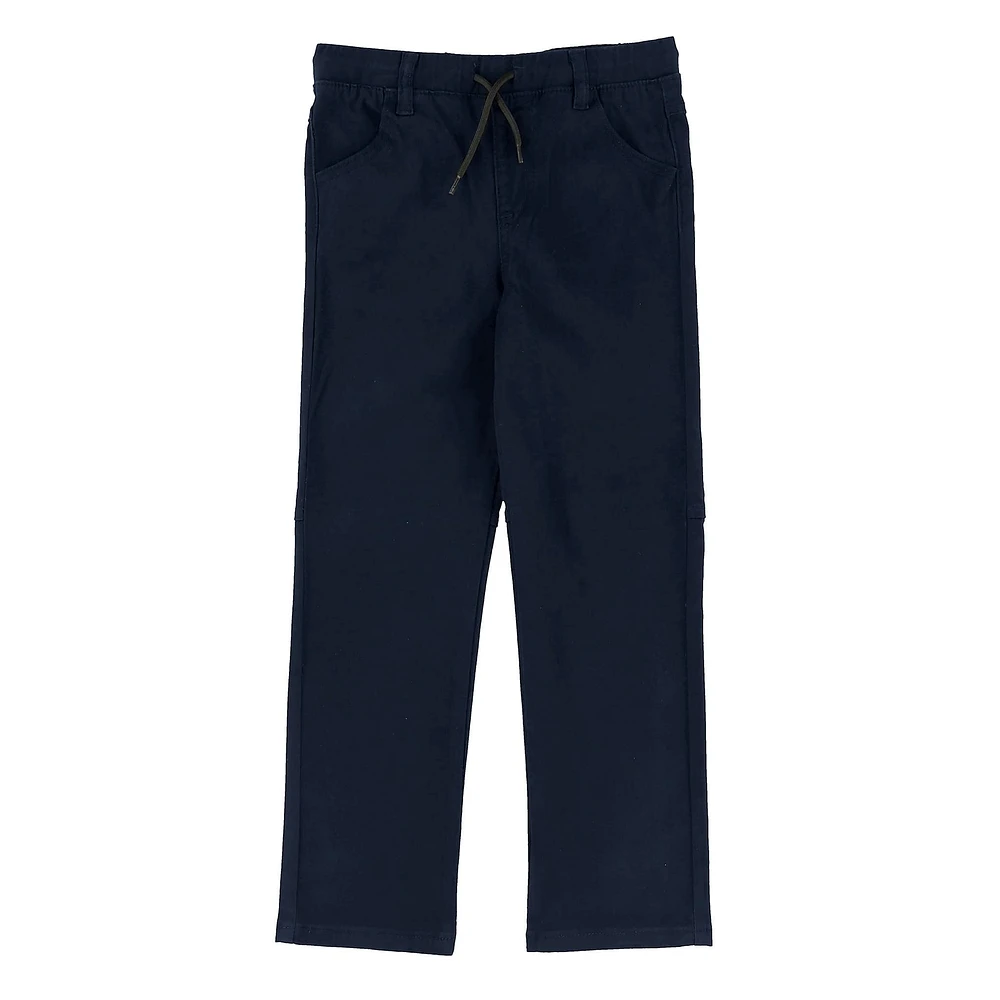 Navy Twill Pants 2-12y