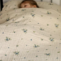 4- layer Musin Blanket Large - Blueberries
