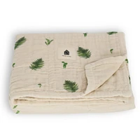 4-Layer Muslin Blanket Twin Bed Size - Fern