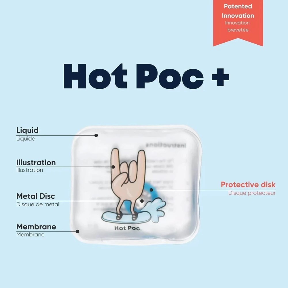 Boîtier (4 réguliers) – Chauffe-mains réutilisables Hot Poc