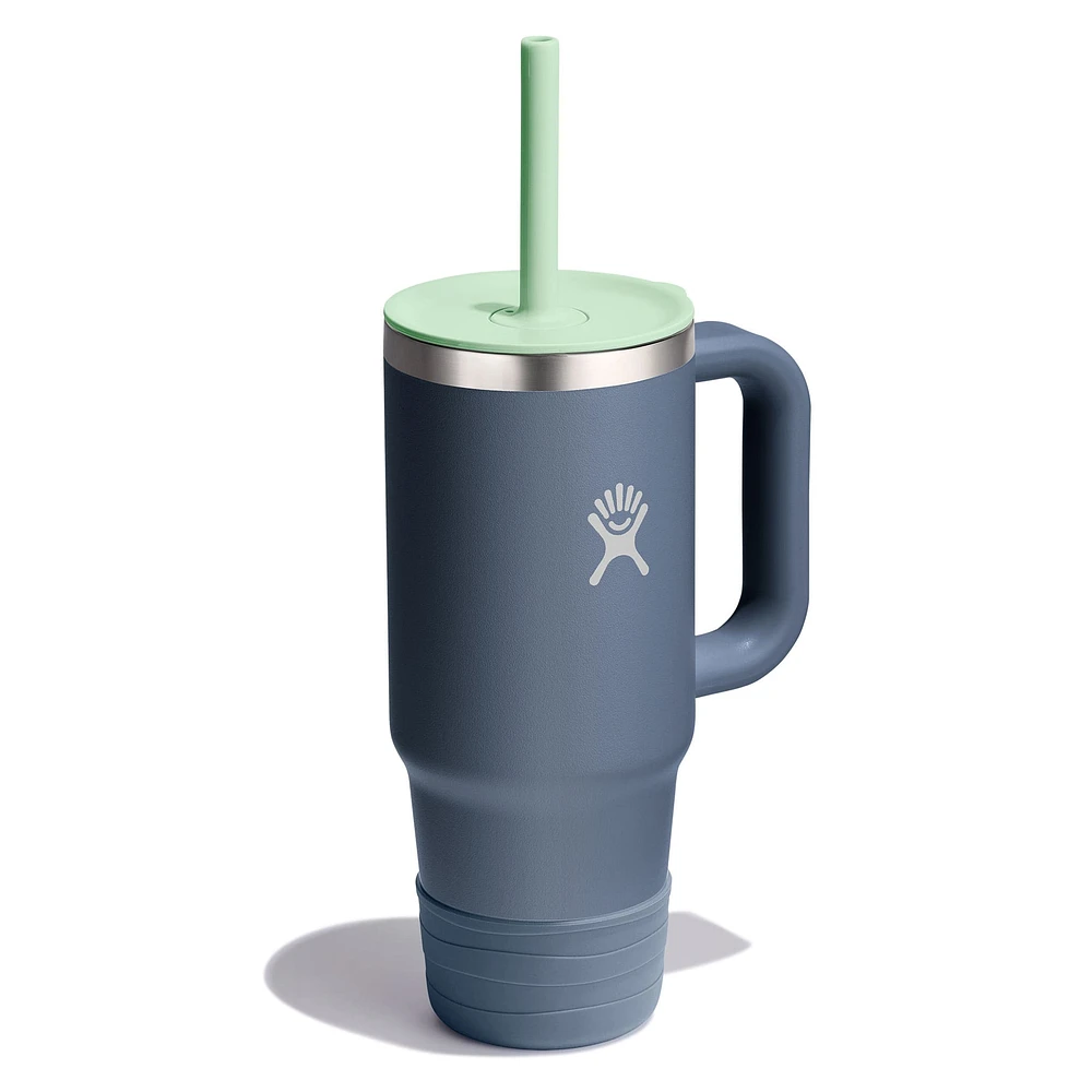 24oz Travel Tumbler - Grey/Green
