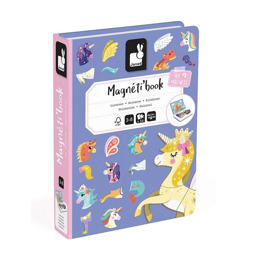 Livre Magnétique Licornes