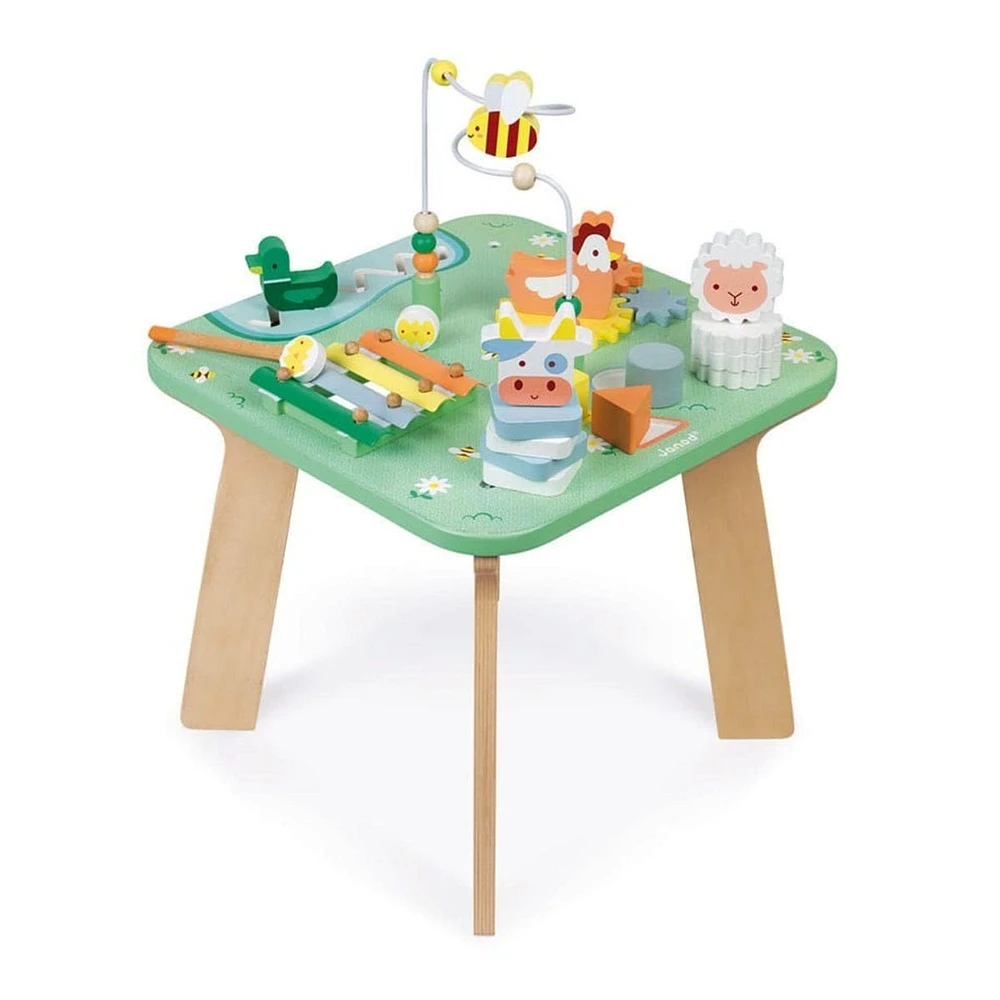 Wooden Activity Table - Pretty Meadow