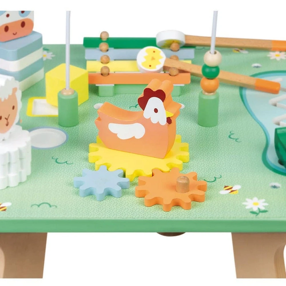 Wooden Activity Table - Pretty Meadow