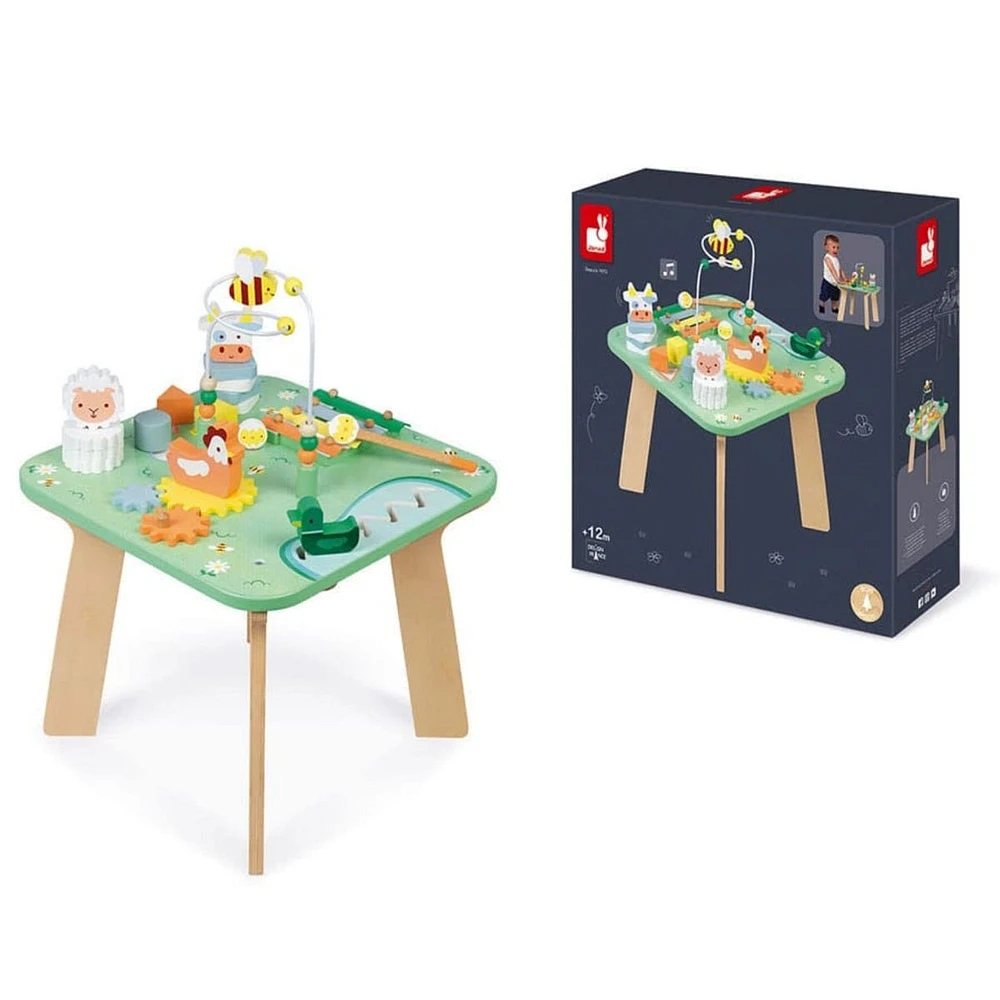 Wooden Activity Table - Pretty Meadow