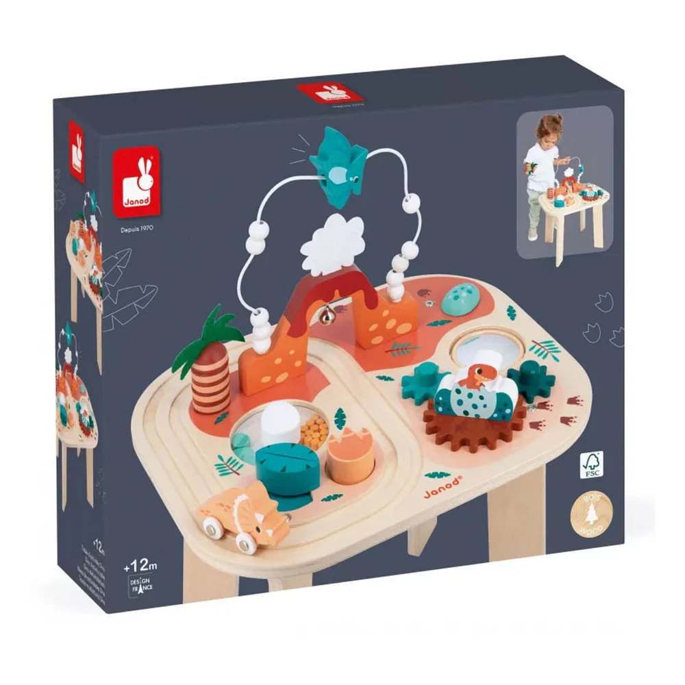 Wooden Activity Table - Dino