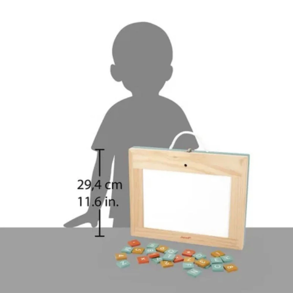 Tableau Magnétique 4 En 1 et Craie Portable