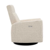 Rocking and Swivel Armchair Nelly - Puppy Sand - Motorized Electric