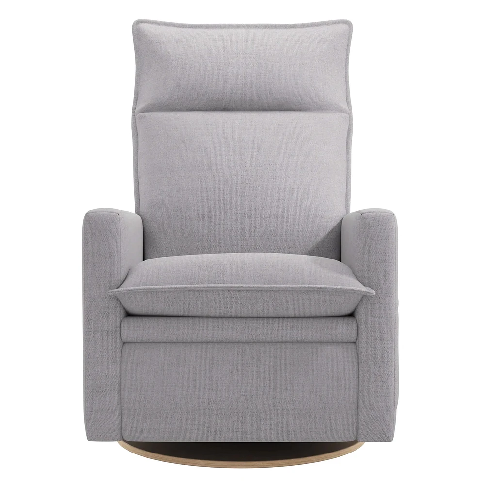 Rocking and Swivel Armchair Arya - Como Dove Grey