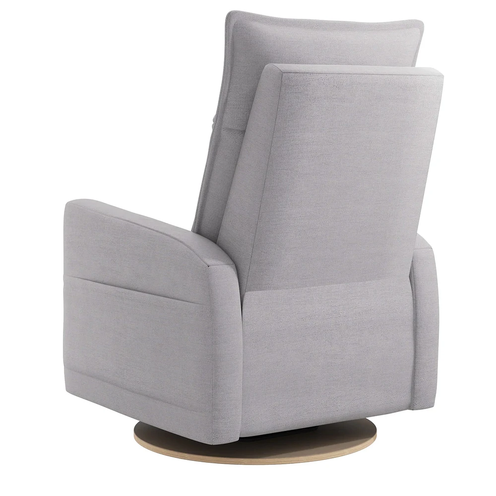Rocking and Swivel Armchair Arya - Como Dove Grey