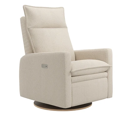 Rocking and Swivel Armchair Arya - Beyond Sheep Cream - Motorized Electric