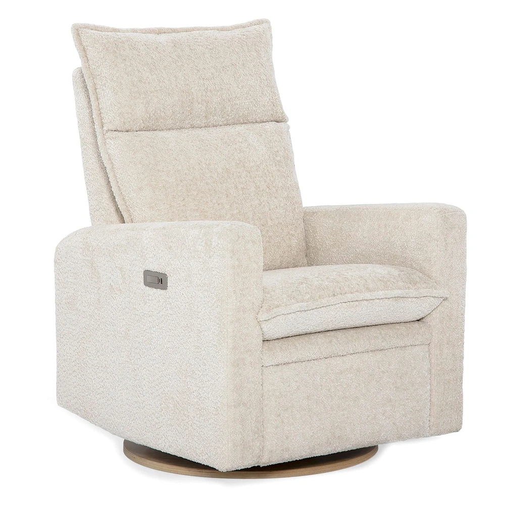 Rocking and Swivel Armchair Arya - Puppy Sand - Motorized Electric