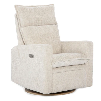 Rocking and Swivel Armchair Arya - Puppy Sand - Motorized Electric
