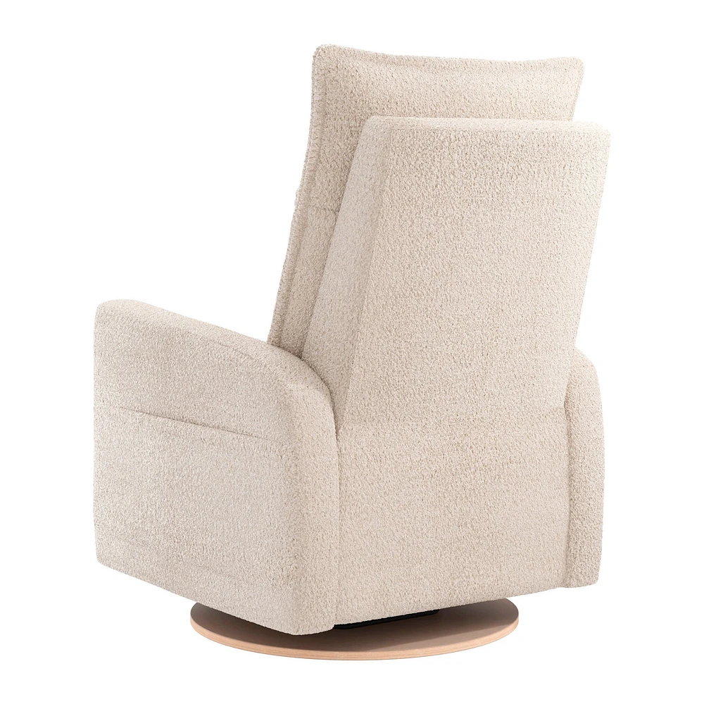 Rocking and Swivel Armchair Arya - Puppy Sand - Motorized Electric