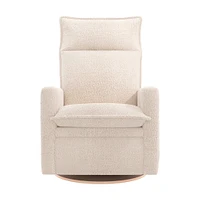 Rocking and Swivel Armchair Arya - Puppy Sand - Motorized Electric