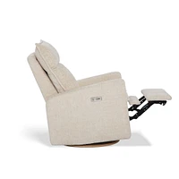 Rocking and Swivel Armchair Arya - Puppy Sand - Motorized Electric
