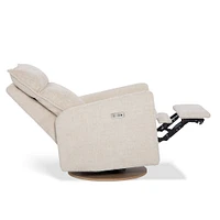 Rocking and Swivel Armchair Arya - Puppy Sand - Motorized Electric
