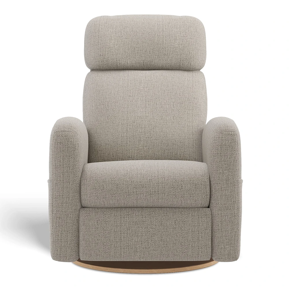 Upholstered Rocking Armchair  Swivel, Glider, Recliner Hailey - Breather Driftwood Motorized Electric