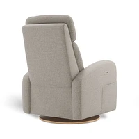 Upholstered Rocking Armchair  Swivel, Glider, Recliner Hailey - Breather Driftwood Motorized Electric