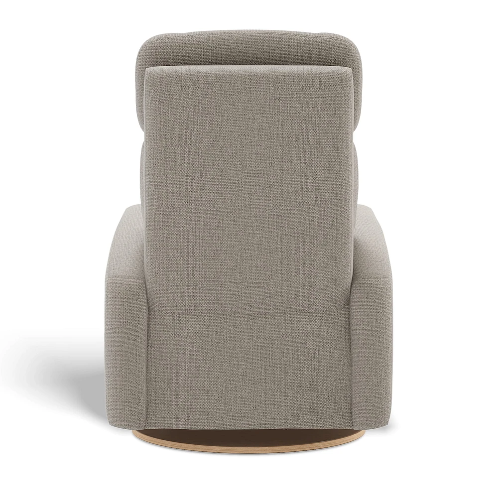 Upholstered Rocking Armchair  Swivel, Glider, Recliner Hailey - Breather Driftwood Motorized Electric