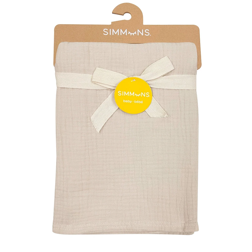 Deluxe Muslin Blanket - Beige