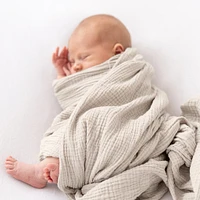 Deluxe Muslin Blanket - Beige
