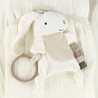 Deluxe Muslin Blanket + Rabbit Toy
