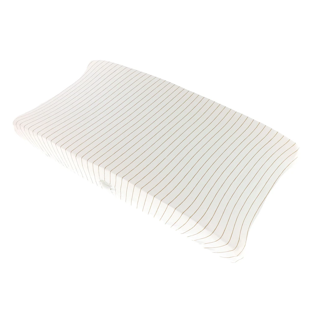 Changing Pad Cover - Brown Stripes