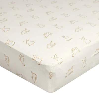 Crib Fitted Sheet - Bunnies