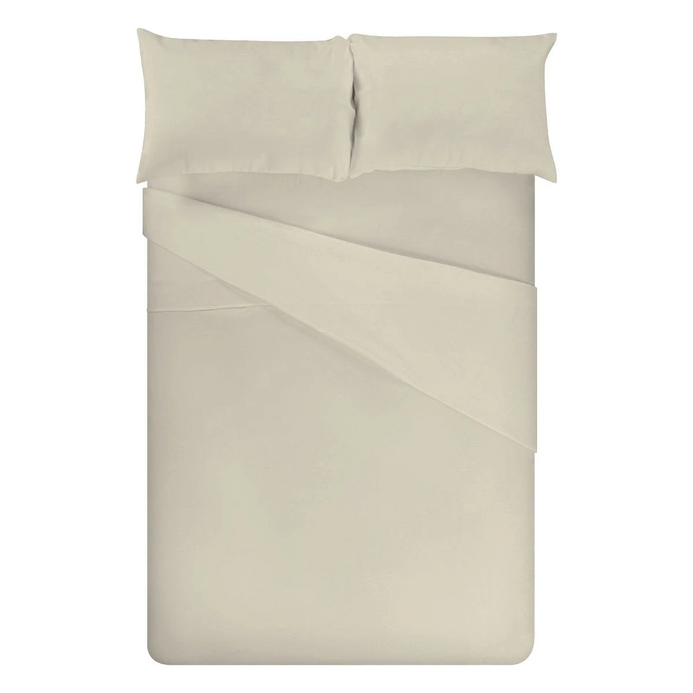 Flannel Twin Sheet Set Oatmeal