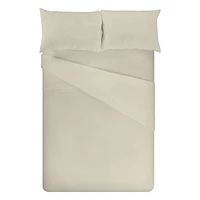 Flannel Twin Sheet Set Oatmeal