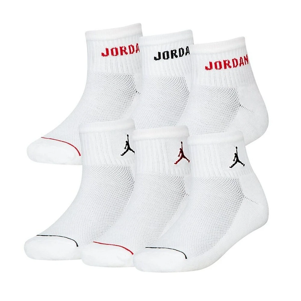 Bas Cheville Jordan Paquet de 6 Pointures 3J-7J